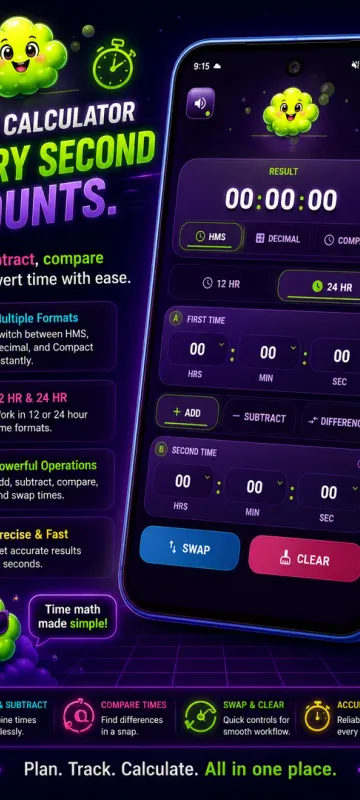 Flatulator time calculator screenshot